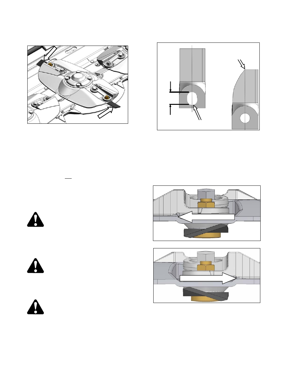 Caution, Danger | MacDon R85 Rotary Disc 13 Foot Pull-Type User Manual | Page 72 / 103