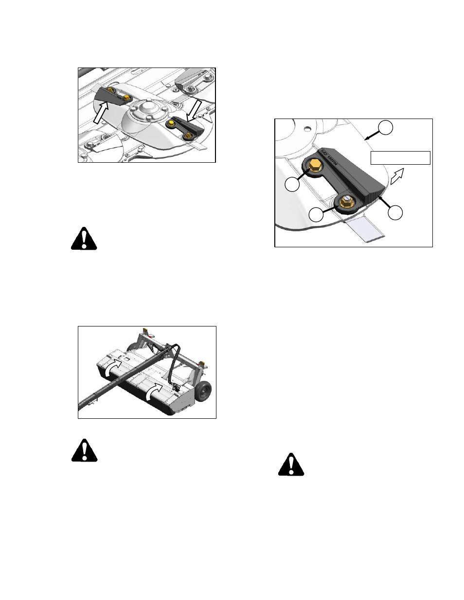 Danger, Caution, Warning | MacDon R85 Rotary Disc 13 Foot Pull-Type User Manual | Page 75 / 103