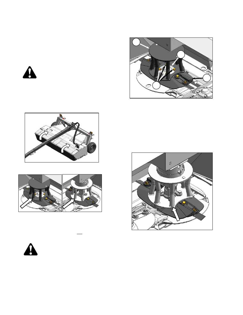 Danger, Warning | MacDon R85 Rotary Disc 13 Foot Pull-Type User Manual | Page 76 / 103