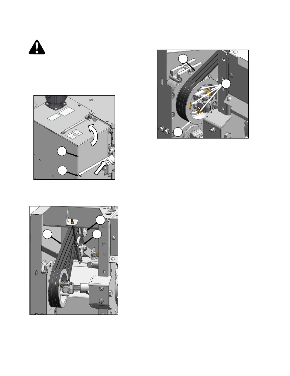 Danger | MacDon R85 Rotary Disc 13 Foot Pull-Type User Manual | Page 80 / 103