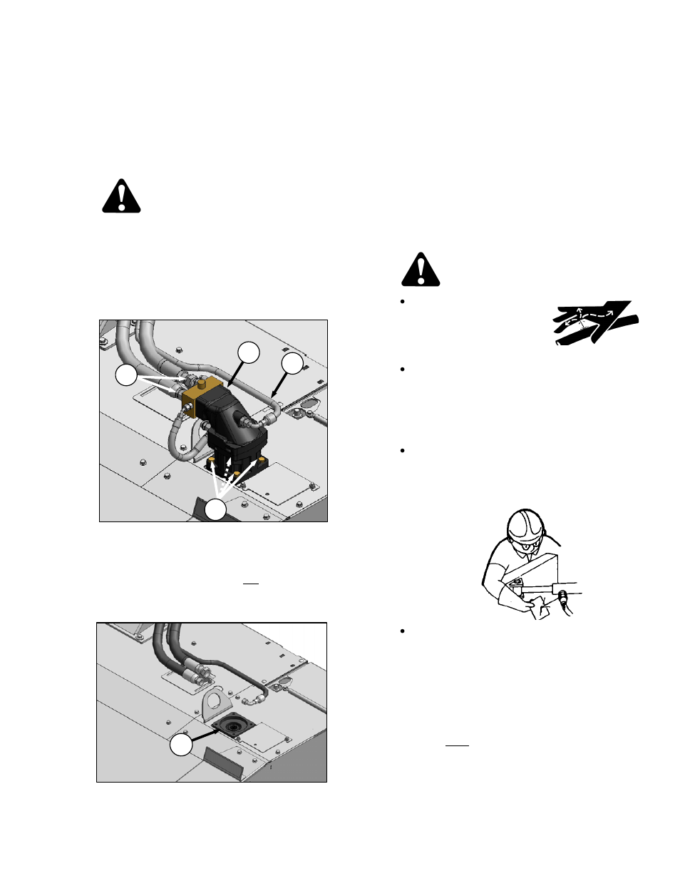Danger, Warning | MacDon R85 Rotary Disc 13 Foot Pull-Type User Manual | Page 87 / 103