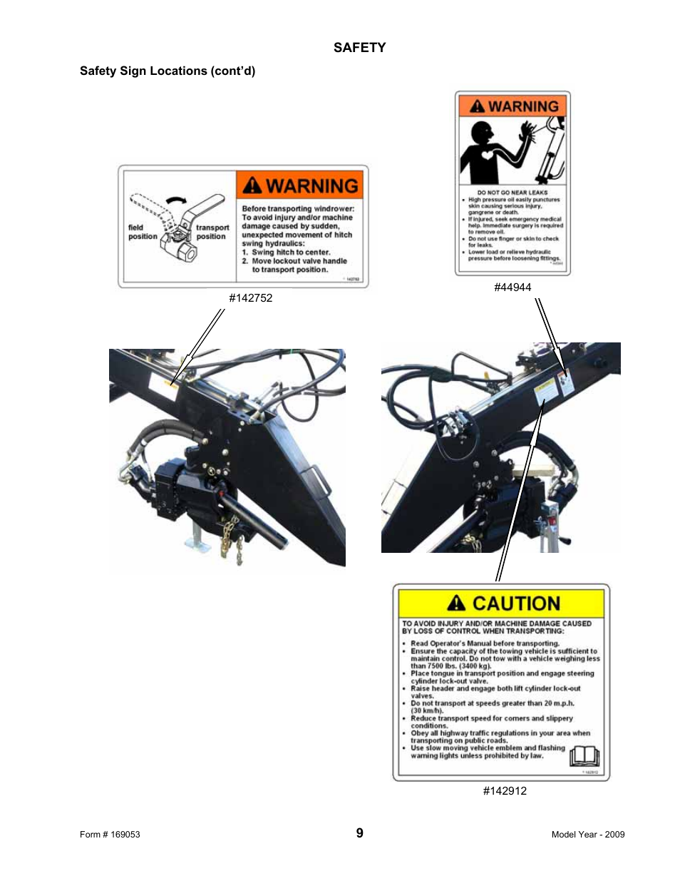 MacDon R80 Rotary Disc Pull-Type Windrower User Manual | Page 11 / 124