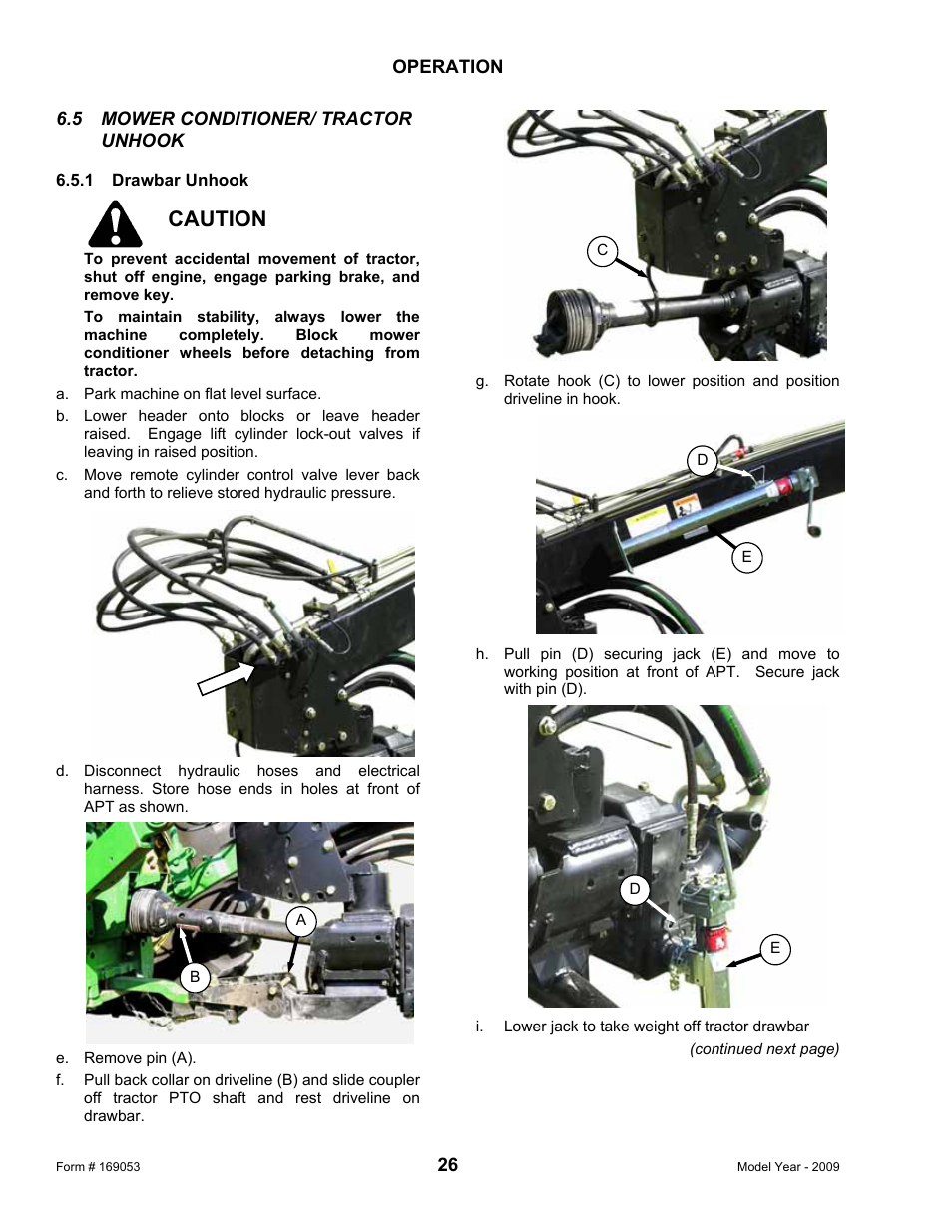 Caution | MacDon R80 Rotary Disc Pull-Type Windrower User Manual | Page 28 / 124