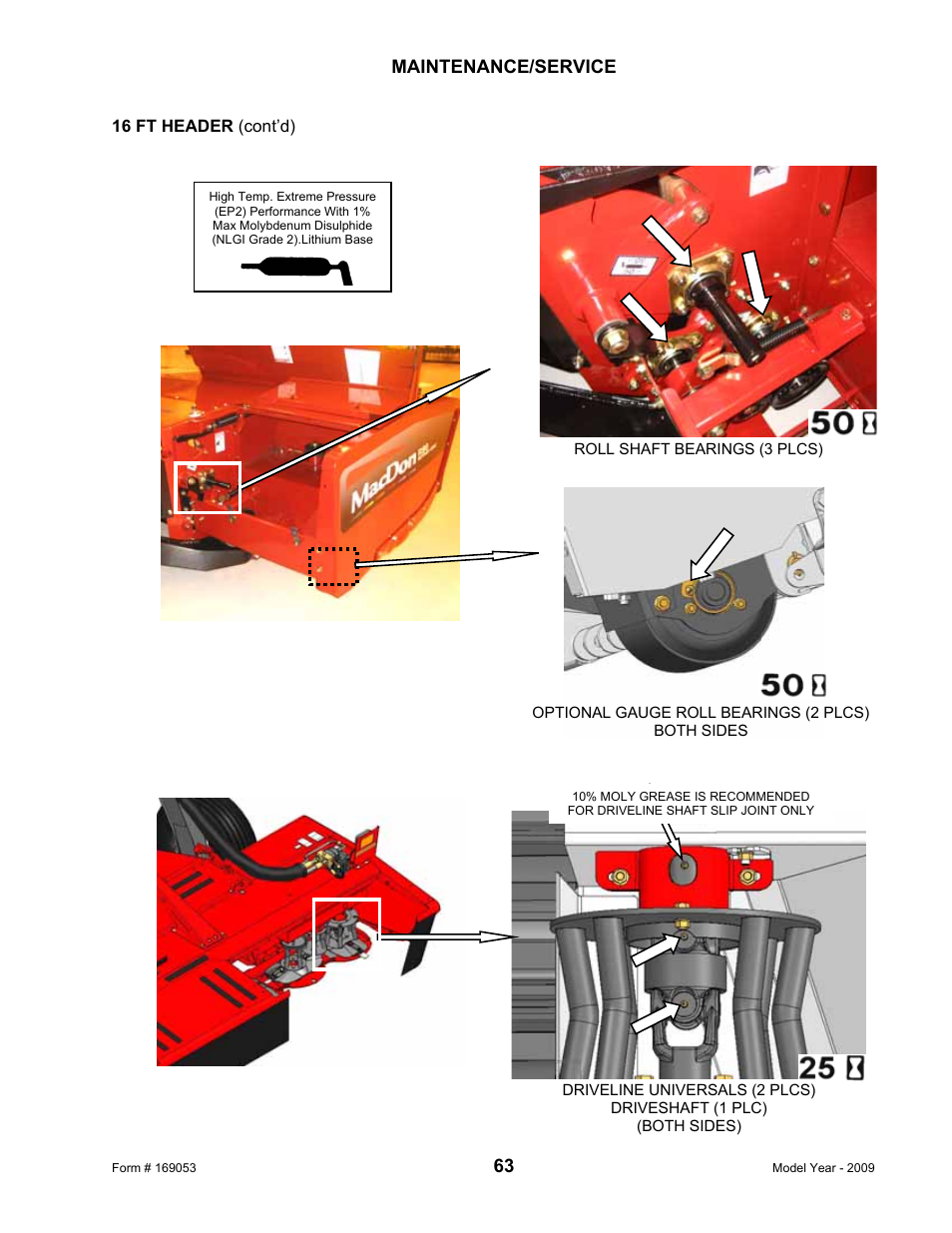 MacDon R80 Rotary Disc Pull-Type Windrower User Manual | Page 65 / 124