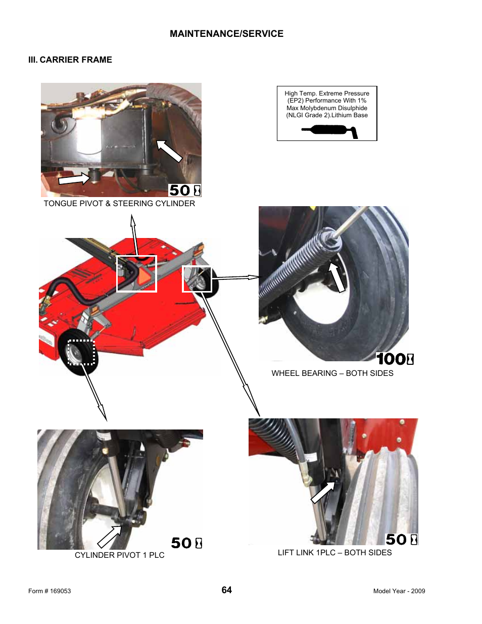 Maintenance/service | MacDon R80 Rotary Disc Pull-Type Windrower User Manual | Page 66 / 124