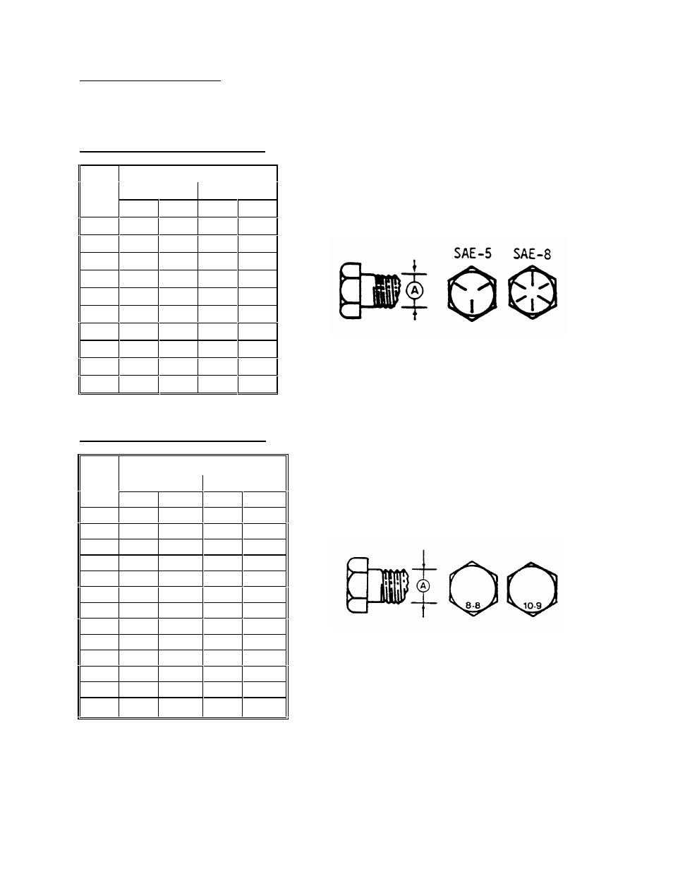Torque specifications | MacDon 4000 Mower Conditioner User Manual | Page 11 / 73