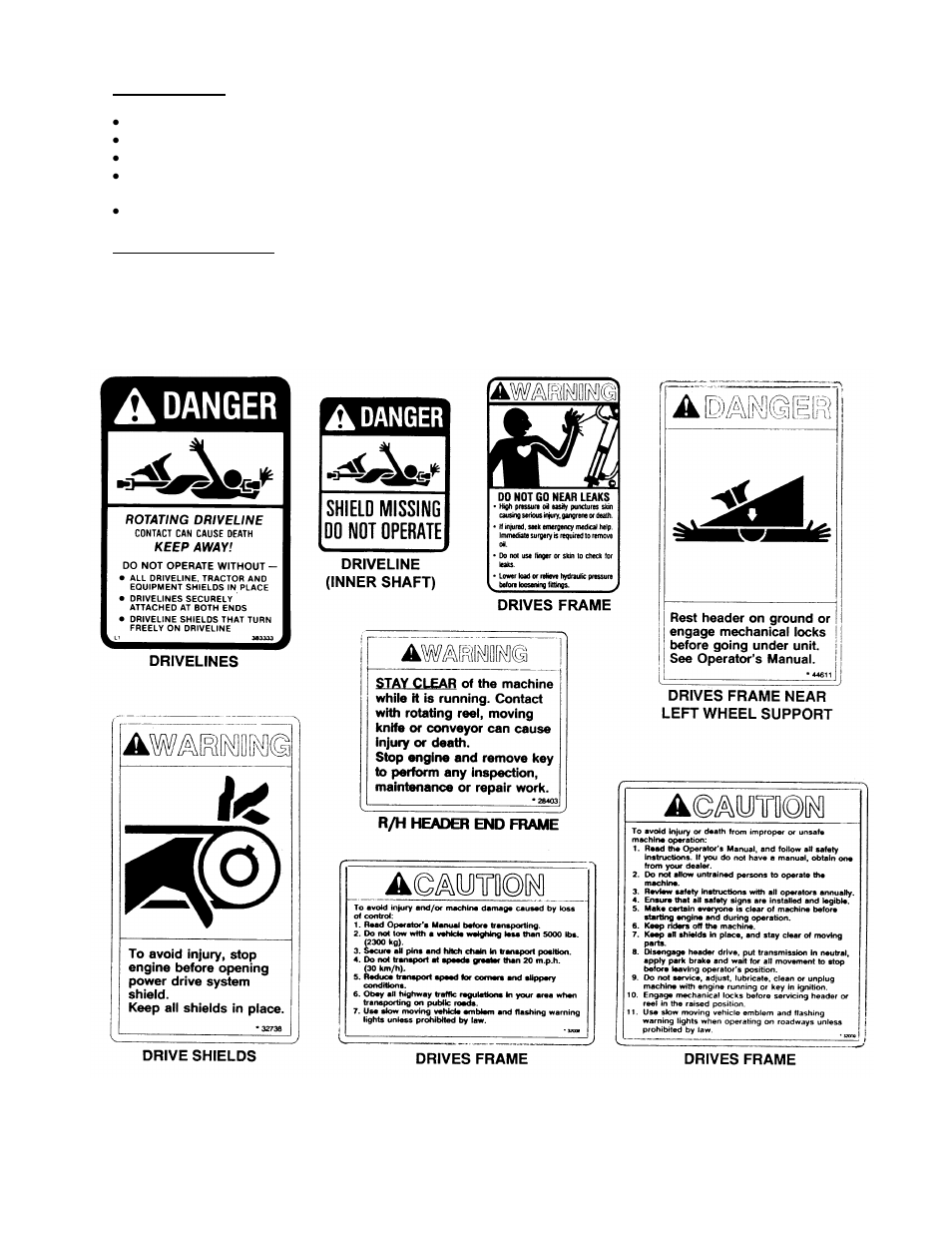 Safety | MacDon 4000 Mower Conditioner User Manual | Page 6 / 73