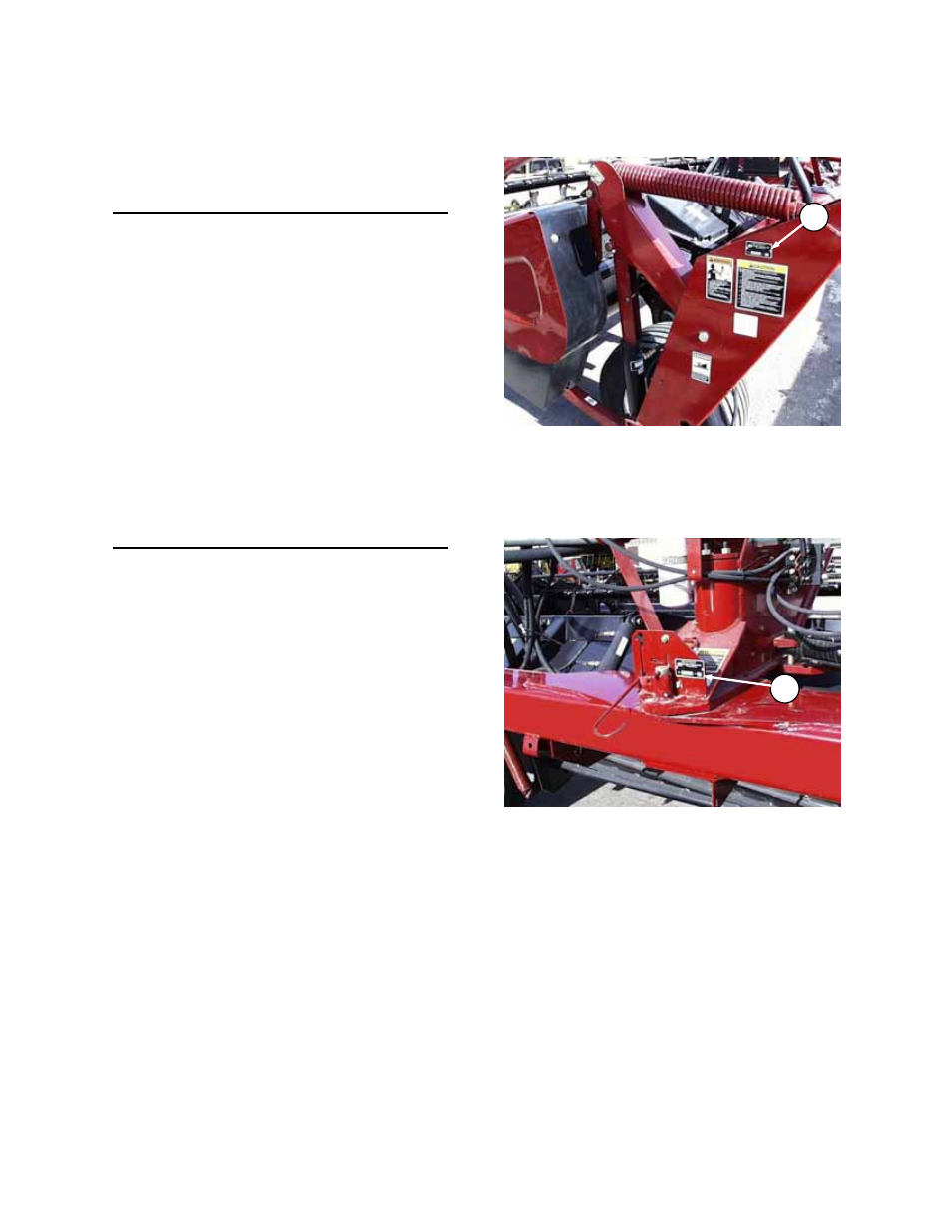 Serial number locations | MacDon 5020 Mower Conditioner User Manual | Page 4 / 79