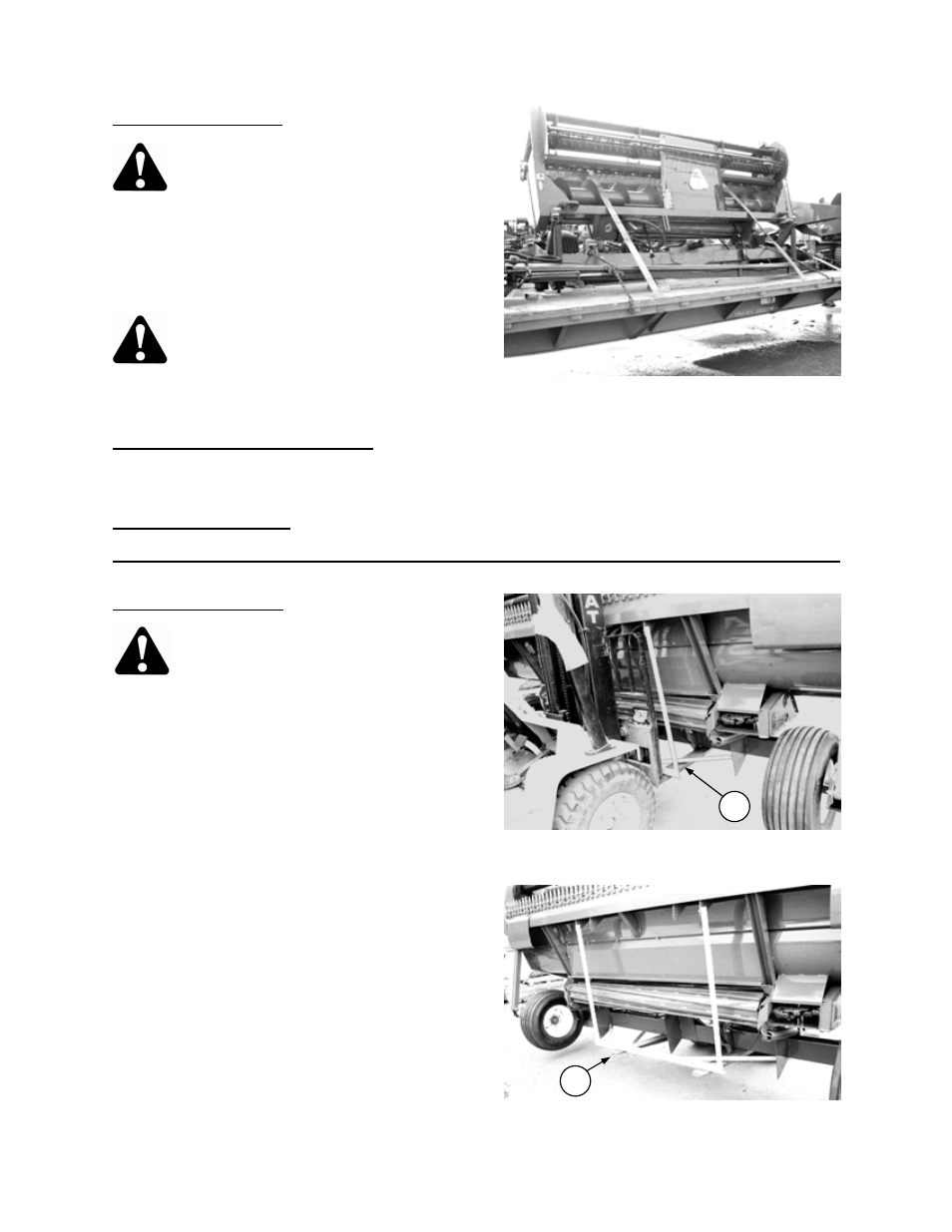 Unloading & assembly | MacDon 5020 Mower Conditioner User Manual | Page 69 / 79