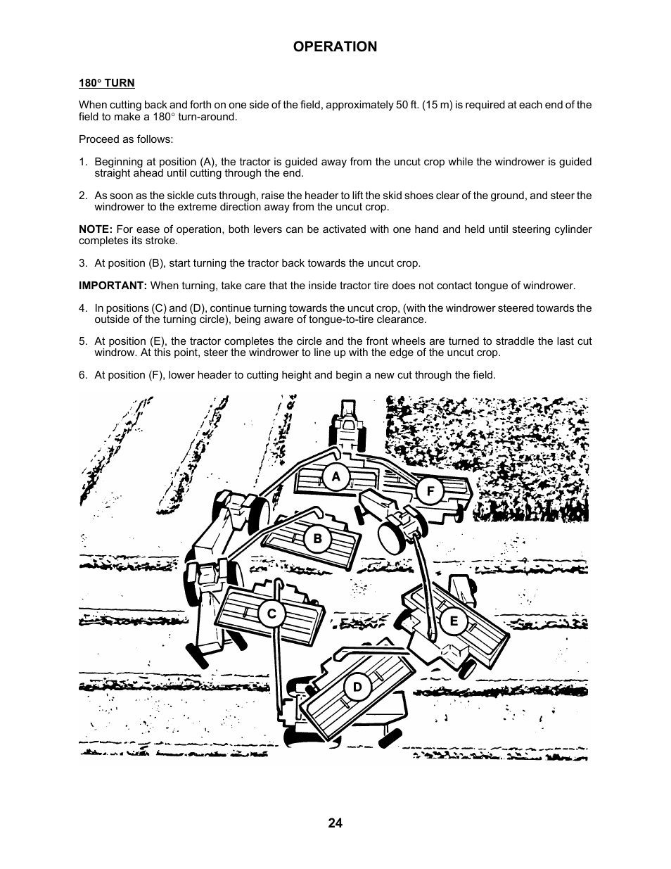 Operation | MacDon 5010 Mower Conditioner User Manual | Page 26 / 82