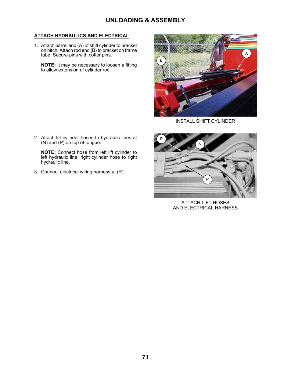 Unloading & assembly | MacDon 5010 Mower Conditioner User Manual | Page 73 / 82