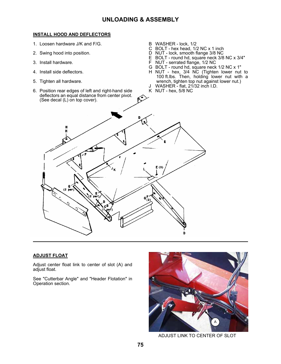 Unloading & assembly | MacDon 5010 Mower Conditioner User Manual | Page 77 / 82