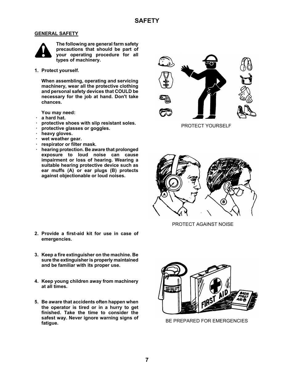 Safety | MacDon 5010 Mower Conditioner User Manual | Page 9 / 82