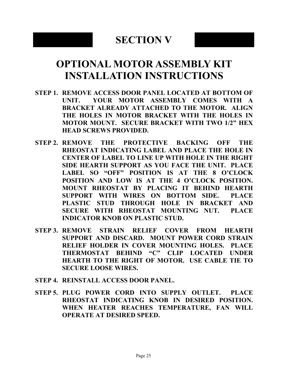 New Buck Corporation FS 21 User Manual | Page 27 / 33