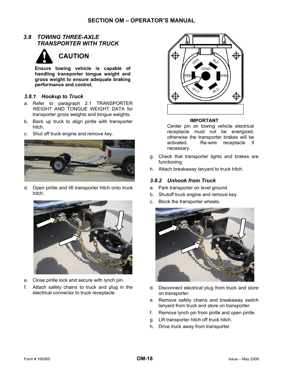 Caution | MacDon Double Windrow Attachment User Manual | Page 42 / 65