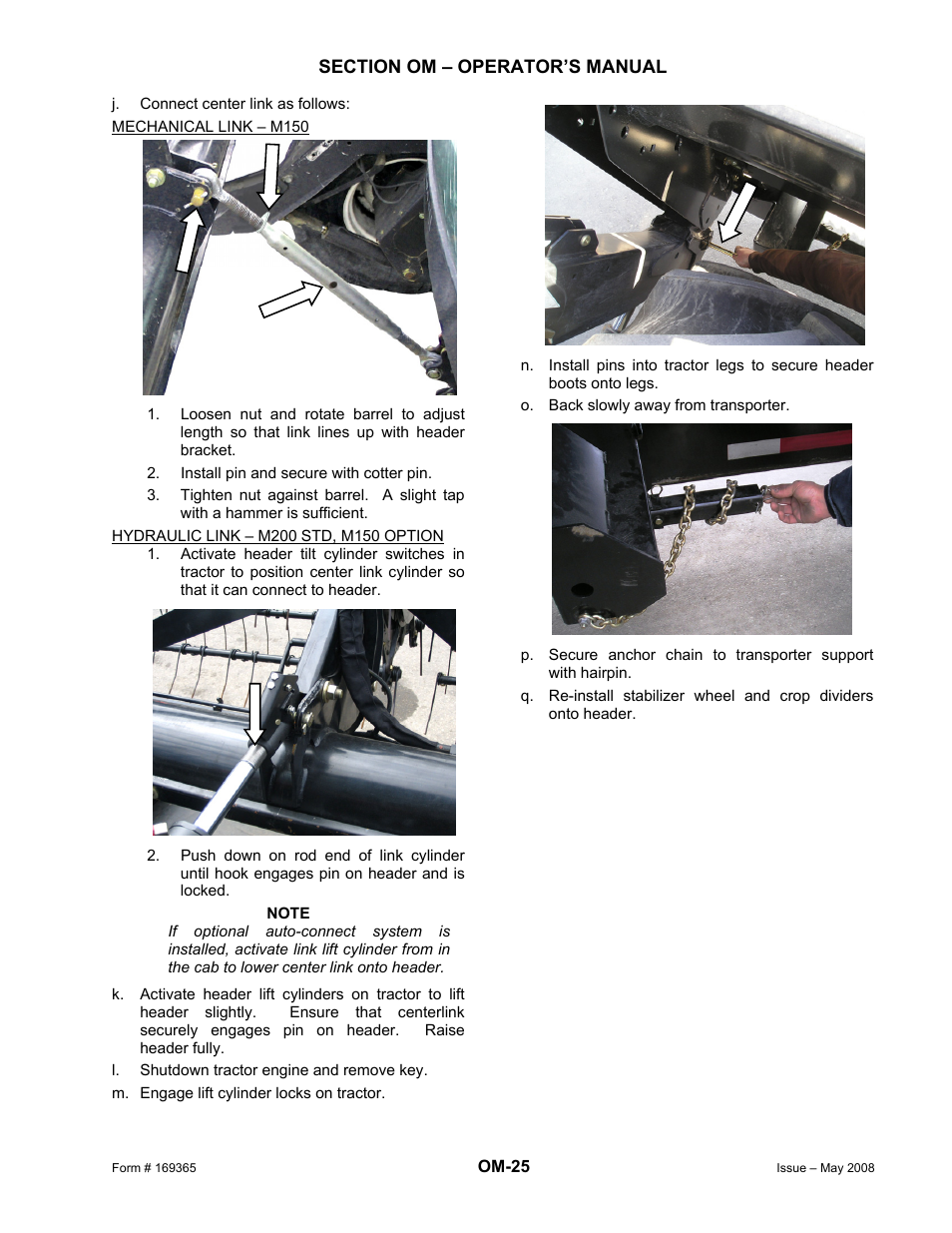 MacDon Double Windrow Attachment User Manual | Page 49 / 65