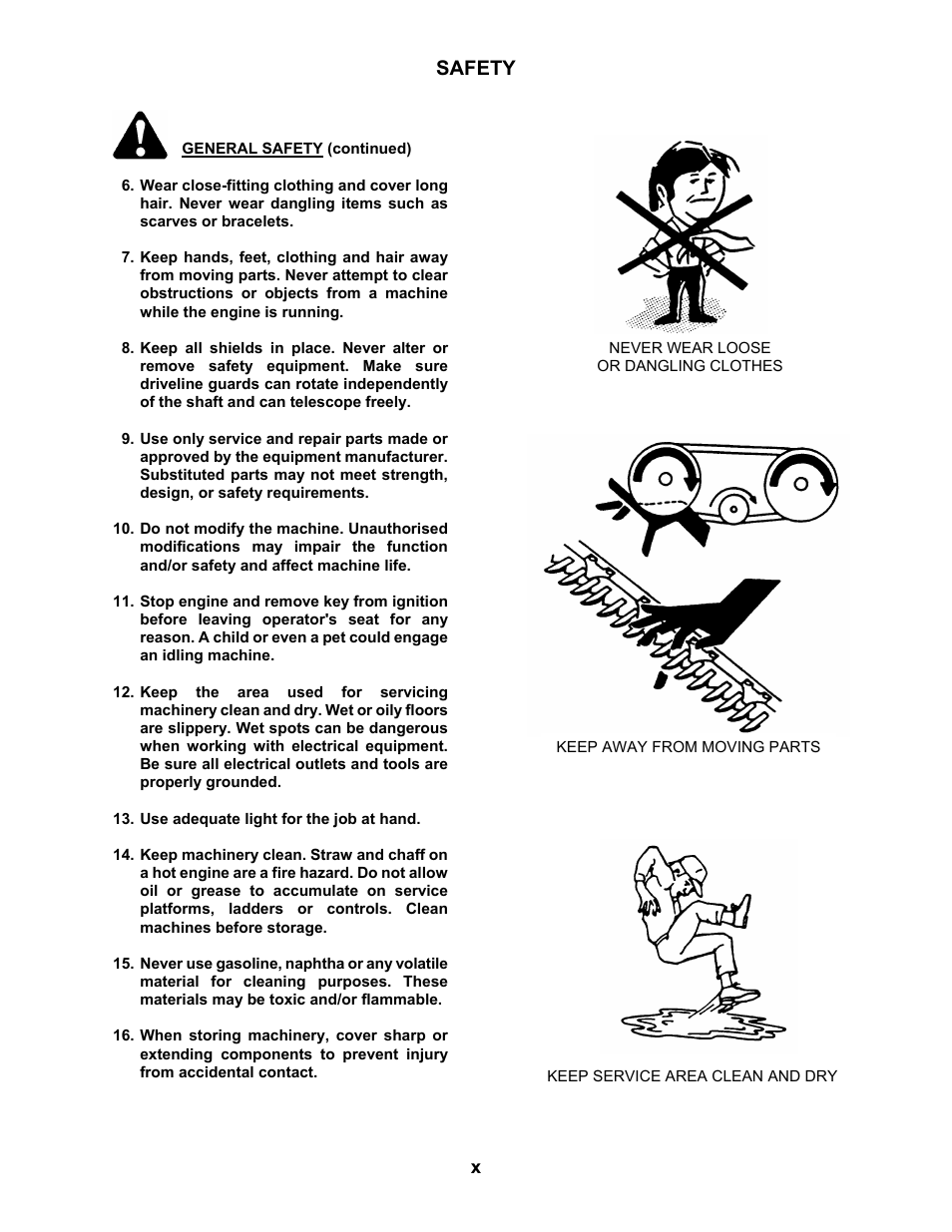 Safety | MacDon 3020 Pull-Type Windrower User Manual | Page 11 / 89