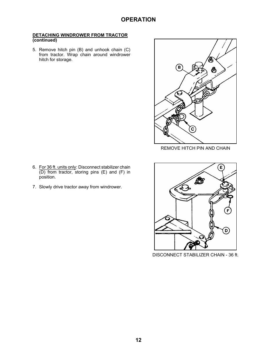 Operation | MacDon 3020 Pull-Type Windrower User Manual | Page 23 / 89