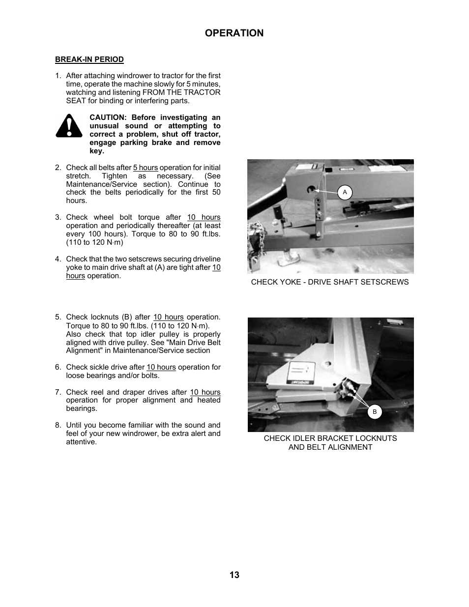 Operation | MacDon 3020 Pull-Type Windrower User Manual | Page 24 / 89
