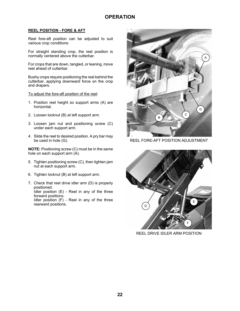 Operation | MacDon 3020 Pull-Type Windrower User Manual | Page 33 / 89