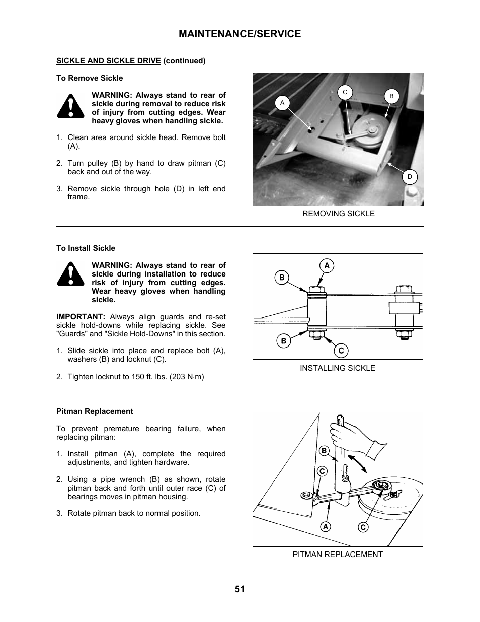 Maintenance/service | MacDon 3020 Pull-Type Windrower User Manual | Page 62 / 89