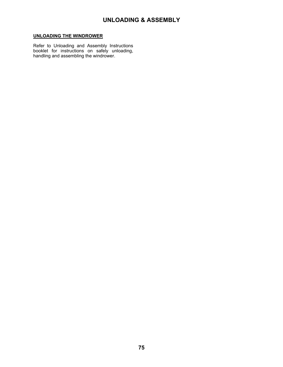 MacDon 3020 Pull-Type Windrower User Manual | Page 86 / 89