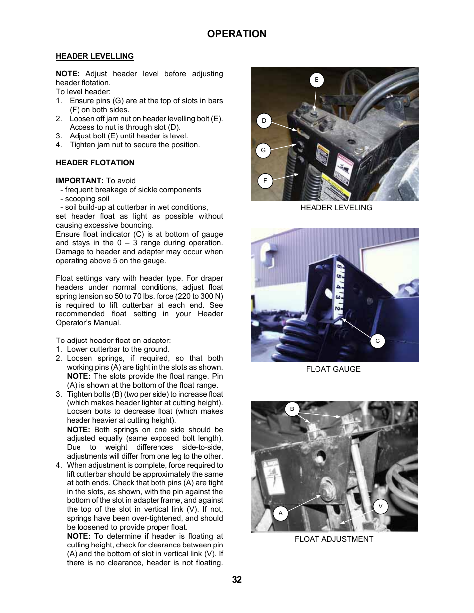 Operation | MacDon 802 Bi-Directional Adapter User Manual | Page 33 / 44