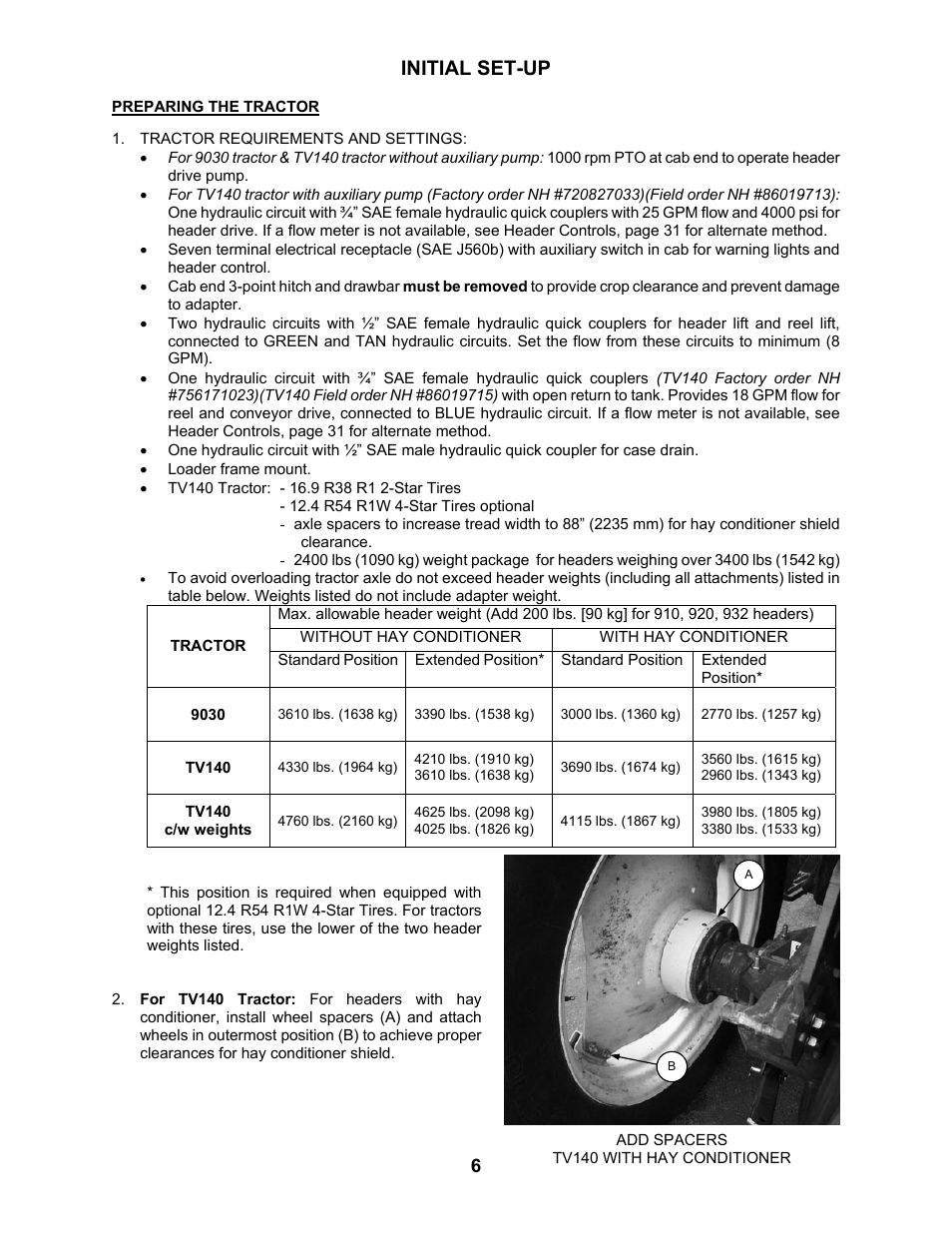 Initial set-up | MacDon 802 Bi-Directional Adapter User Manual | Page 7 / 44