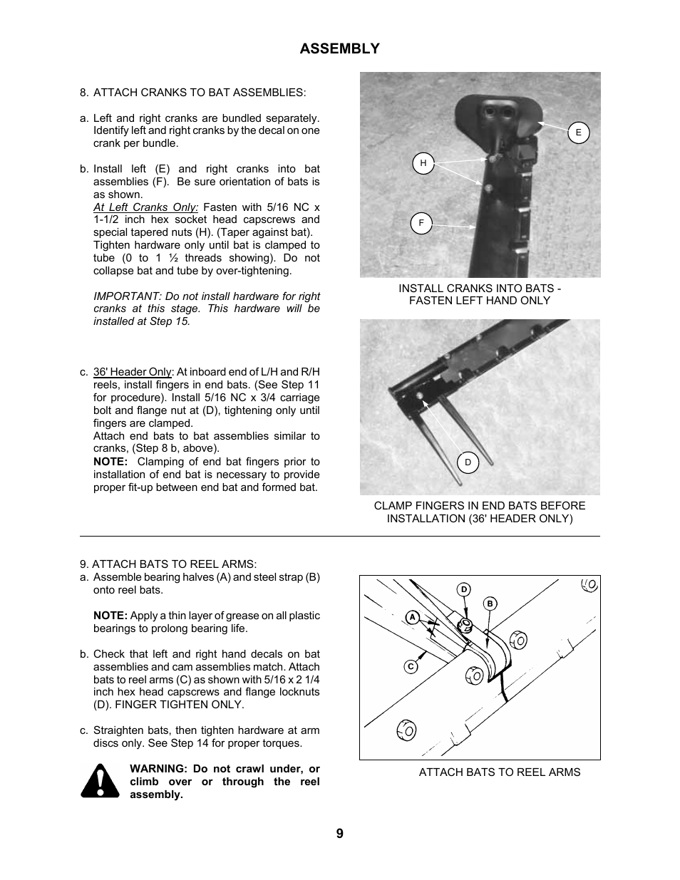 Assembly | MacDon 2000B Pick-Up Reel User Manual | Page 10 / 30