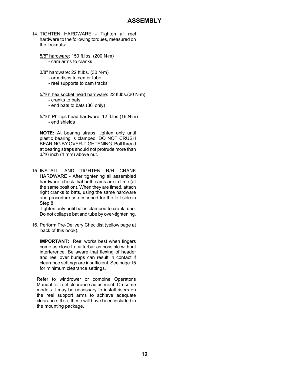 Assembly | MacDon 2000B Pick-Up Reel User Manual | Page 13 / 30
