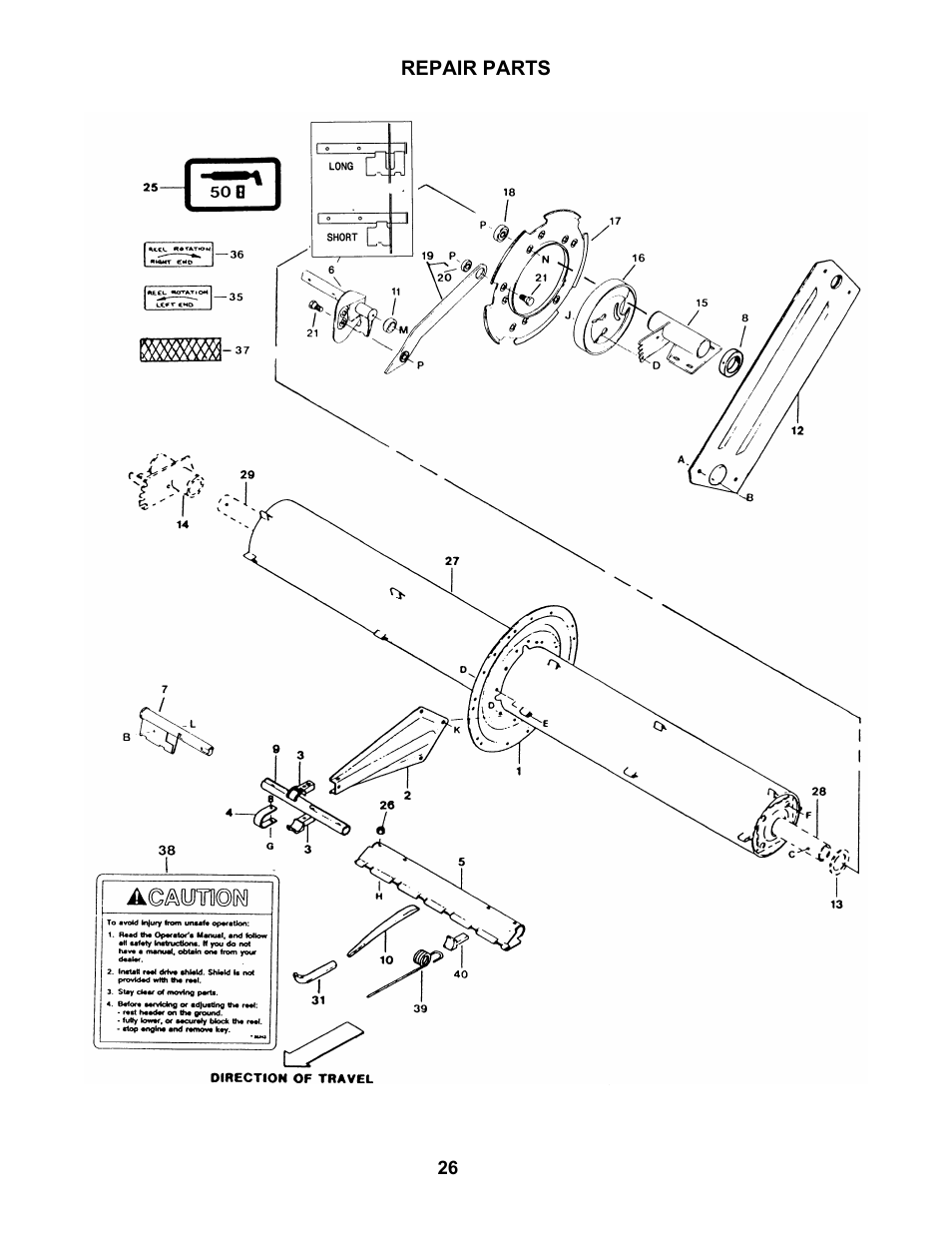 MacDon 2000B Pick-Up Reel User Manual | Page 27 / 30