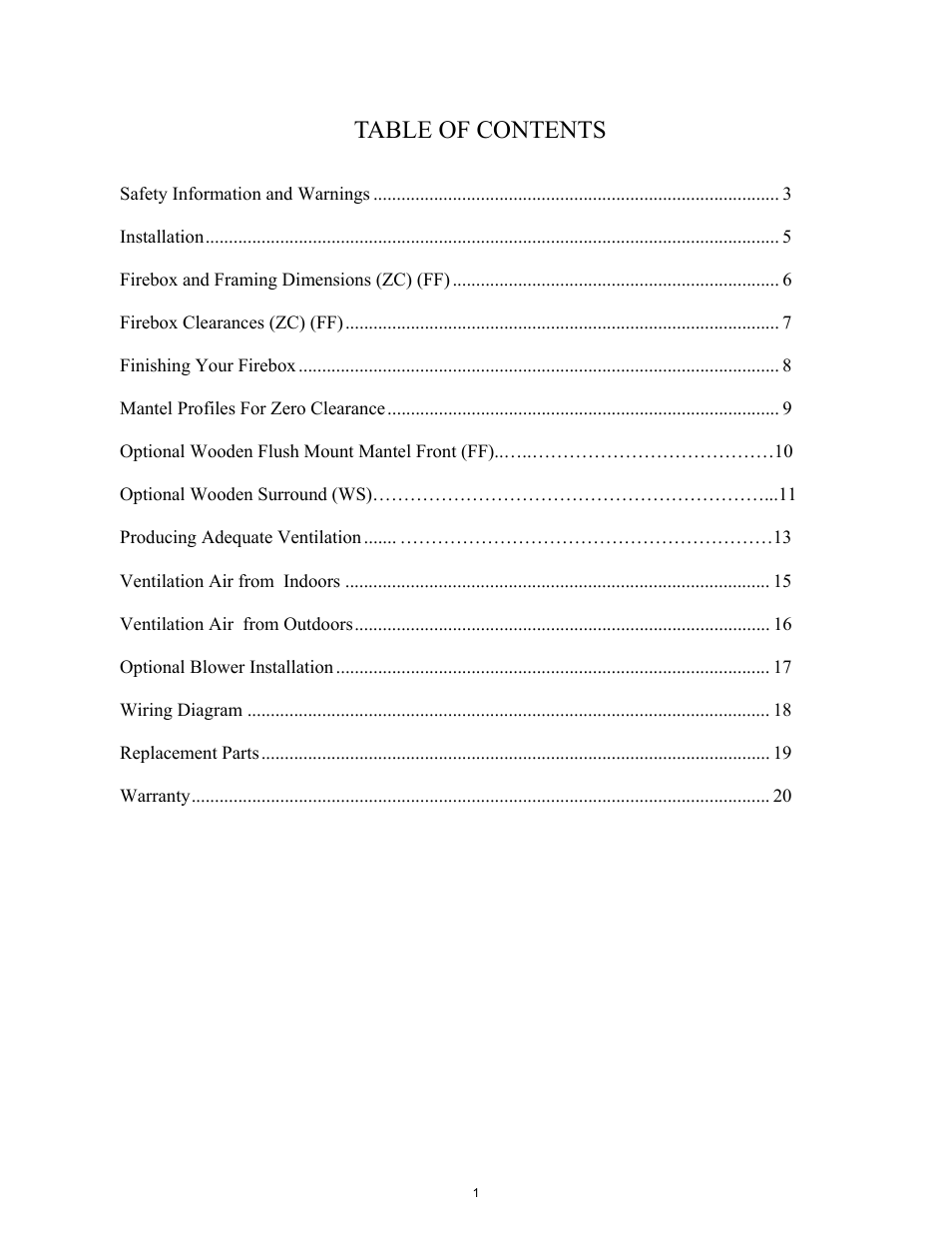 New Buck Corporation 42ZCBB User Manual | Page 3 / 22