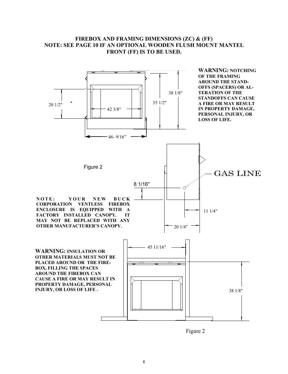 Gas line | New Buck Corporation 42ZCBB User Manual | Page 8 / 22