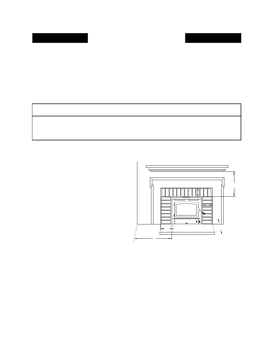 Caution, Minimum clearance masonry insert | New Buck Corporation 94NC User Manual | Page 7 / 29