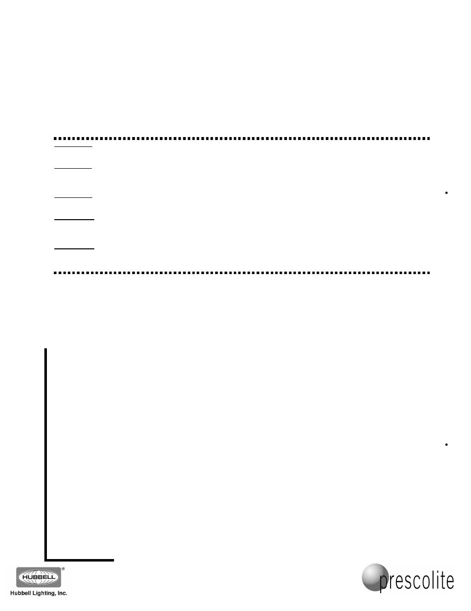 Prescolite IBX4QL-120 User Manual | 2 pages