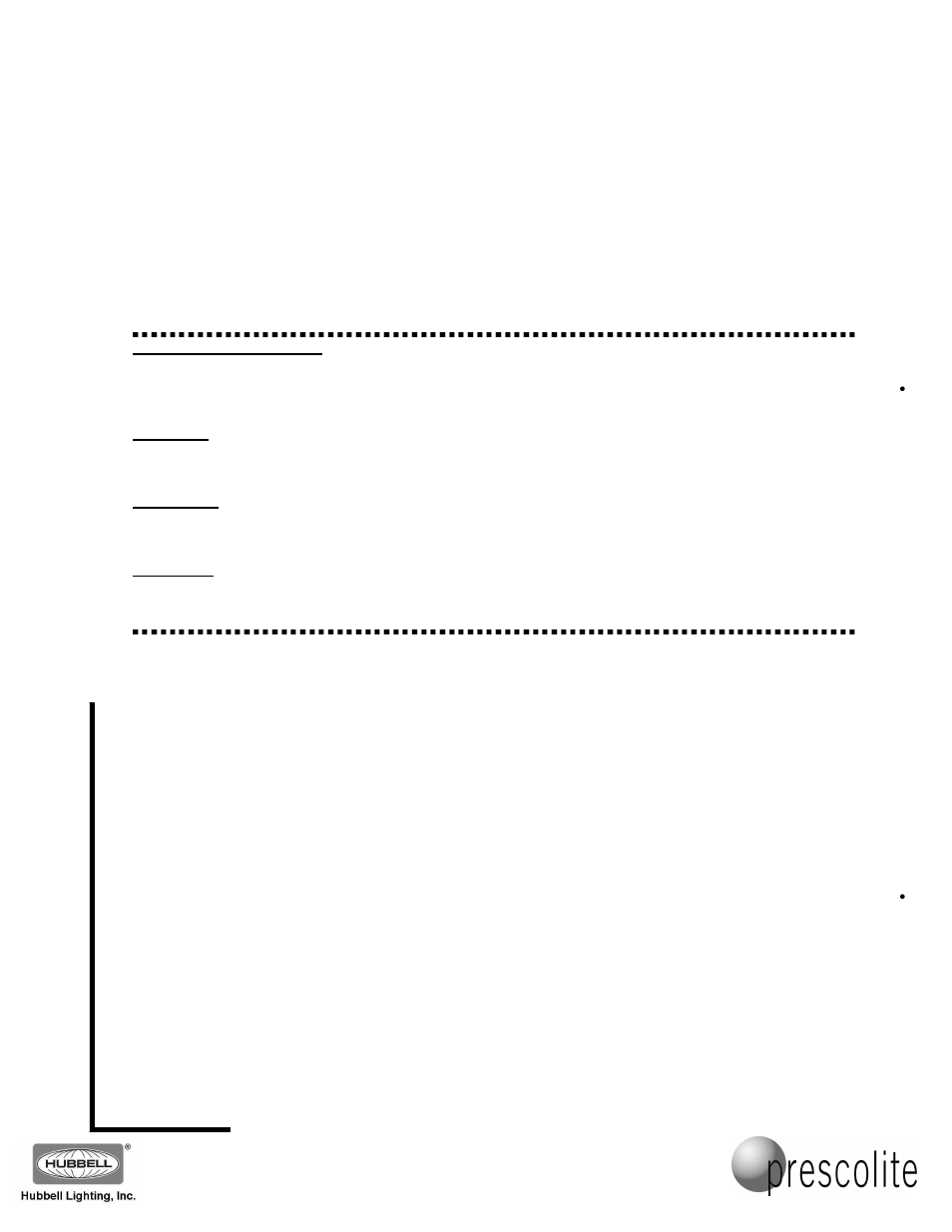 Prescolite RMN4QL-120 User Manual | 2 pages