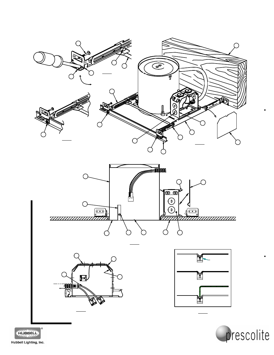 Sh e e t, 8 8 8 .p r s .4 t e c | Prescolite DBXQL User Manual | Page 2 / 2