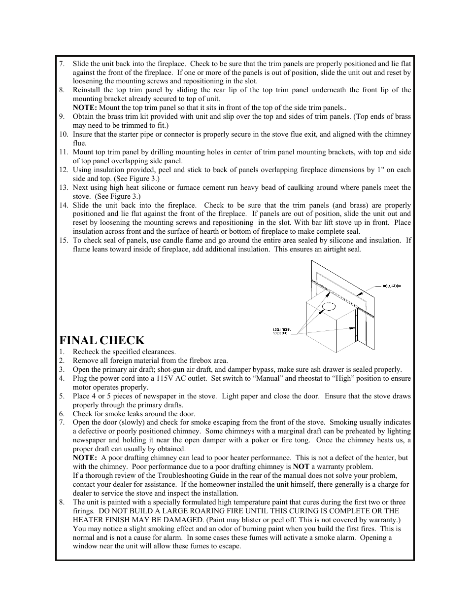 Final check | New Buck Corporation 91 User Manual | Page 12 / 29