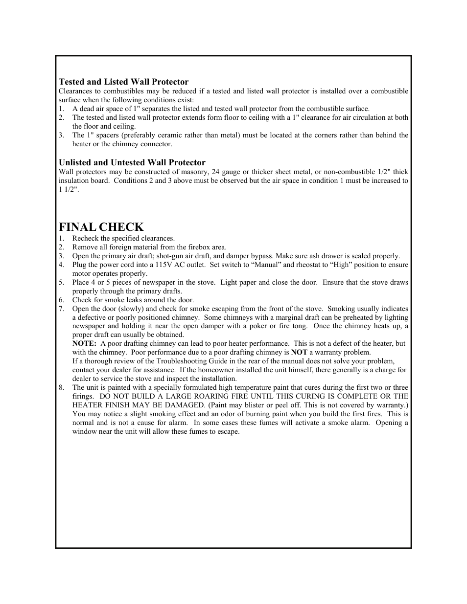 Final check | New Buck Corporation 91 User Manual | Page 19 / 29