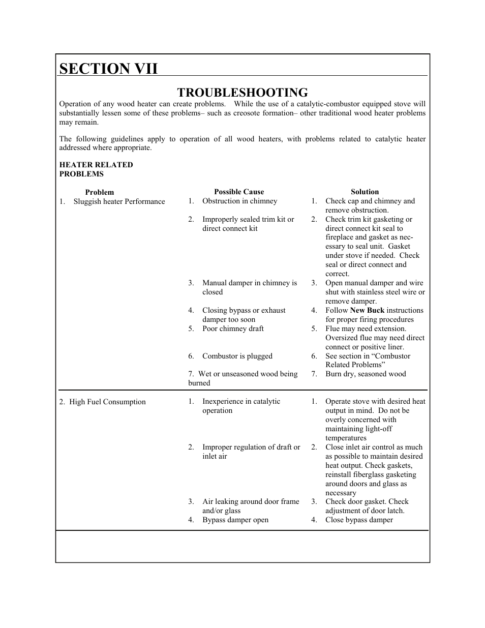 Troubleshooting | New Buck Corporation 91 User Manual | Page 27 / 29