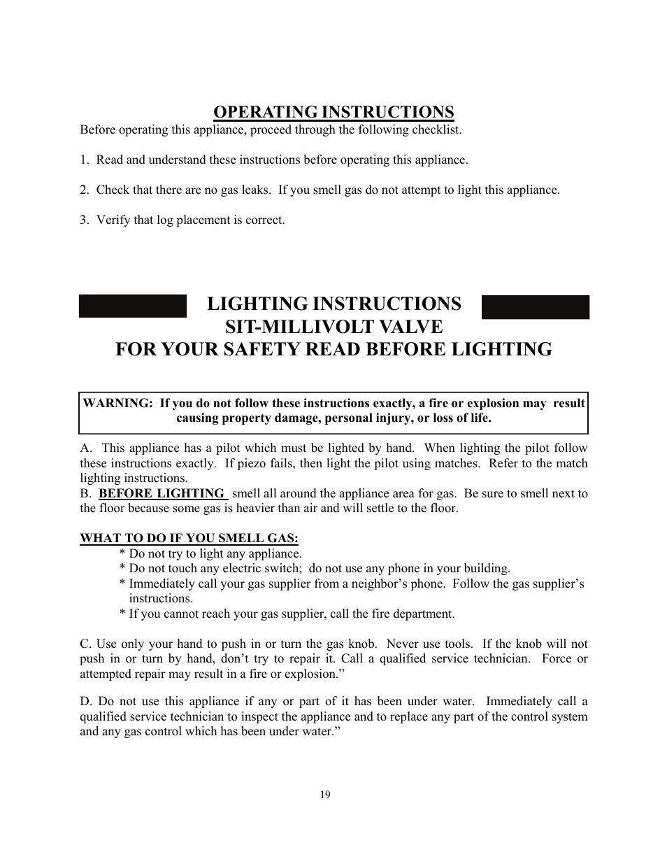 Operating instructions | New Buck Corporation 34 User Manual | Page 21 / 55
