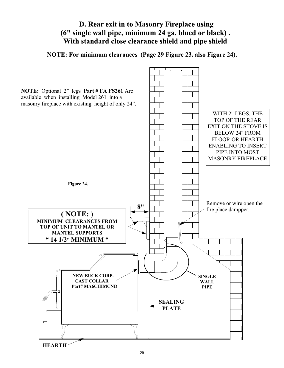 Minimum | New Buck Corporation 261 User Manual | Page 31 / 53