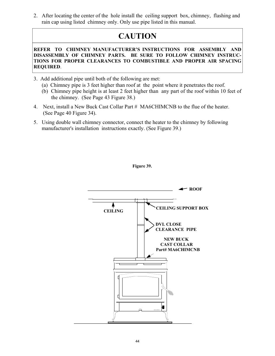 Caution | New Buck Corporation 261 User Manual | Page 46 / 53