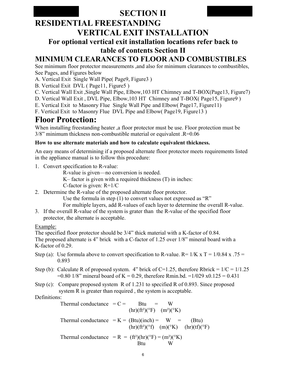 Floor protection | New Buck Corporation 261 User Manual | Page 8 / 53