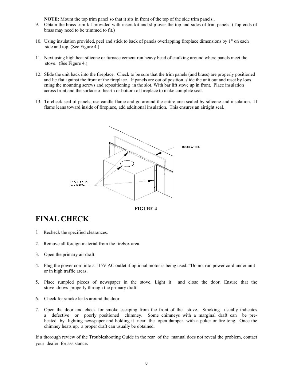 Final check | New Buck Corporation 74 User Manual | Page 10 / 37