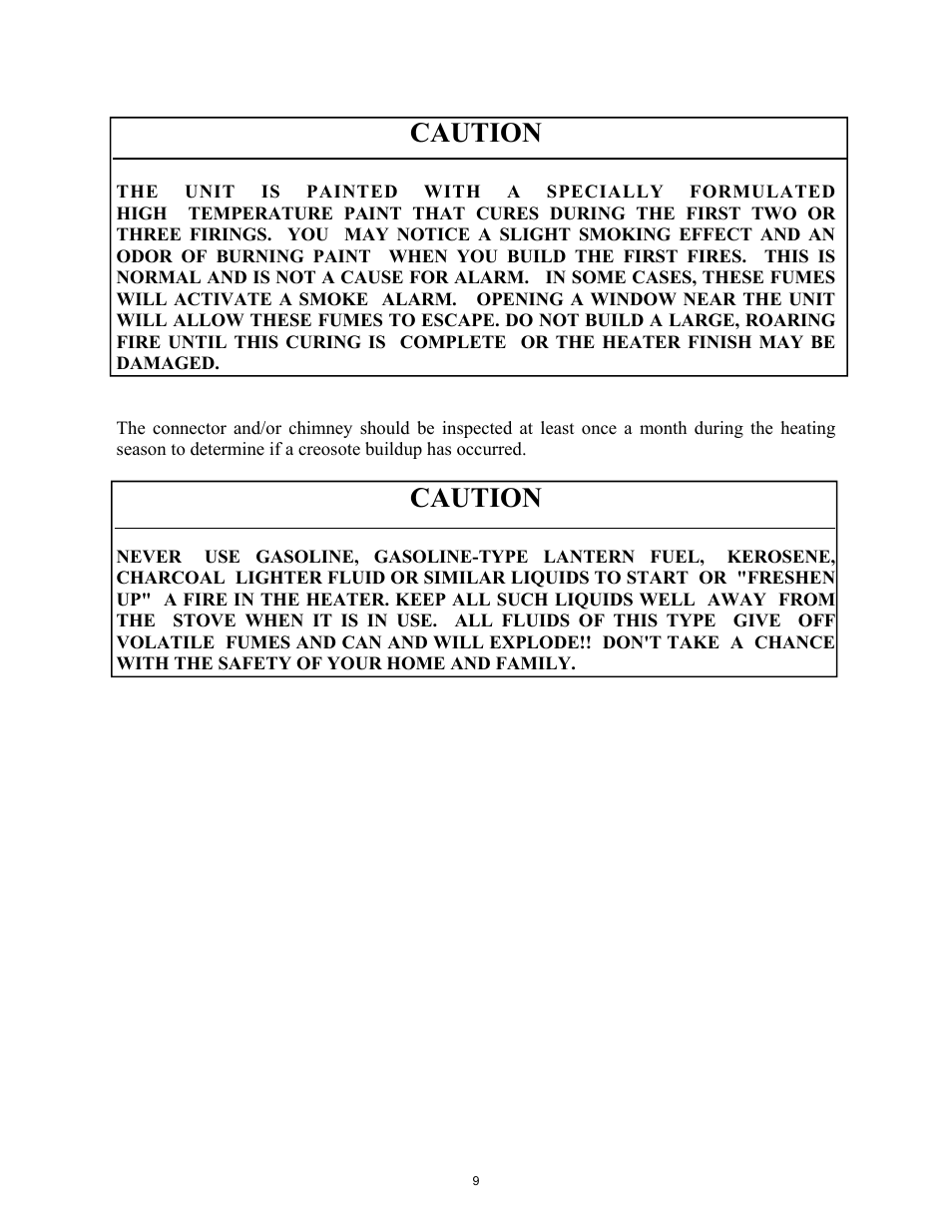 Caution | New Buck Corporation 74 User Manual | Page 11 / 37