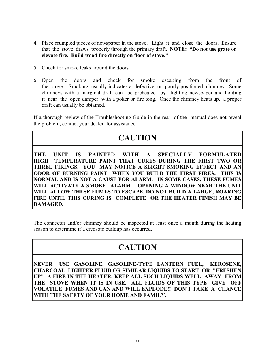 Caution | New Buck Corporation 85 User Manual | Page 13 / 39