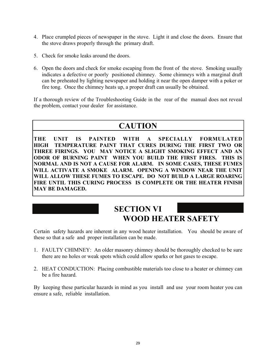 Caution | New Buck Corporation 85 User Manual | Page 31 / 39
