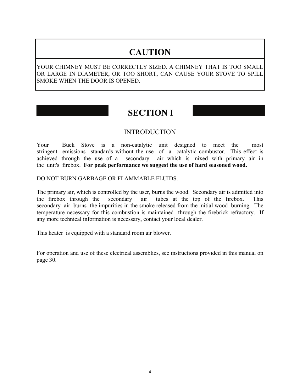 Caution | New Buck Corporation 85 User Manual | Page 6 / 39