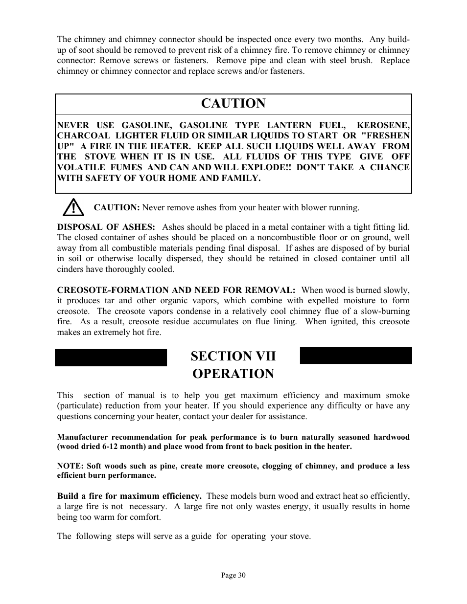 Caution, Operation | New Buck Corporation 81 User Manual | Page 32 / 39